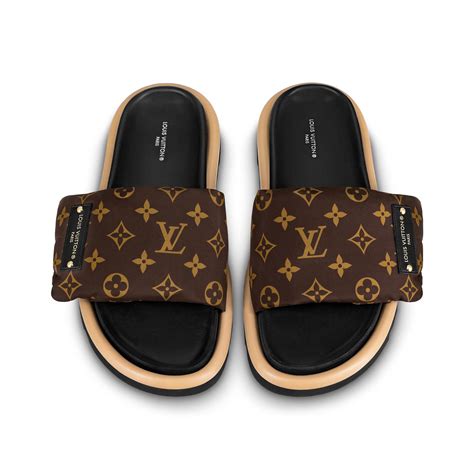 louis vuitton pillow slides black|louis vuitton pillow collection.